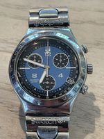 Swatch Chronograph Uhr Metallarmband  guter Zustand