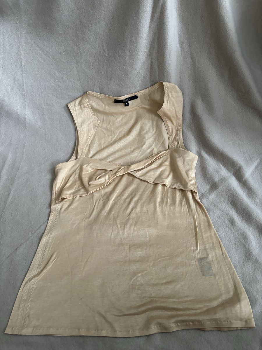 Gucci Top: Gucci Top, Grösse M, Champagner-farben – Nuovo (secondo la descrizione) da Basel venduto da ray_kbb5 2