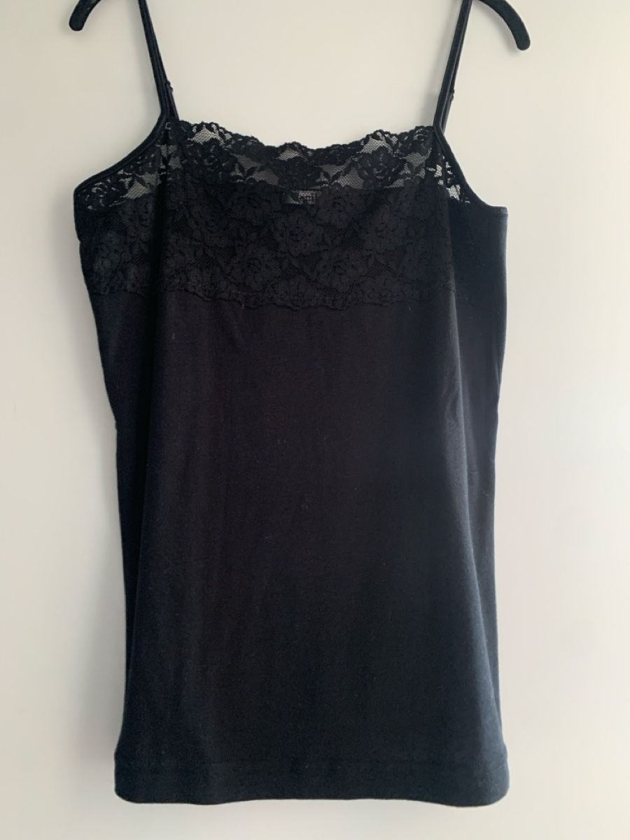 Top: Black Lace Top Trim Size M or L – Usato da Immensee venduto da Gitter 4