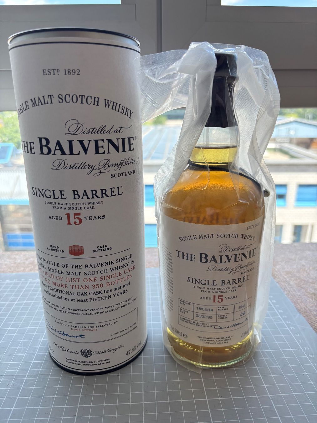 Balvenie Bevande alcoliche: Balvenie 15 Years Single Barrel Cask – Nuovo e nell'imballaggio originale da Flawil venduto da Pirar