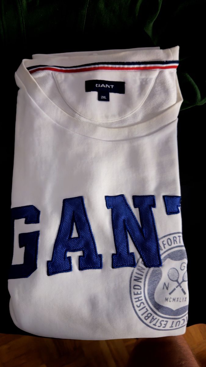 Gant Maglioni & Felpe: Gant Herrenpullover XXL weiss aus Baumwolle  – Usato da Zürich venduto da OceanDiamond