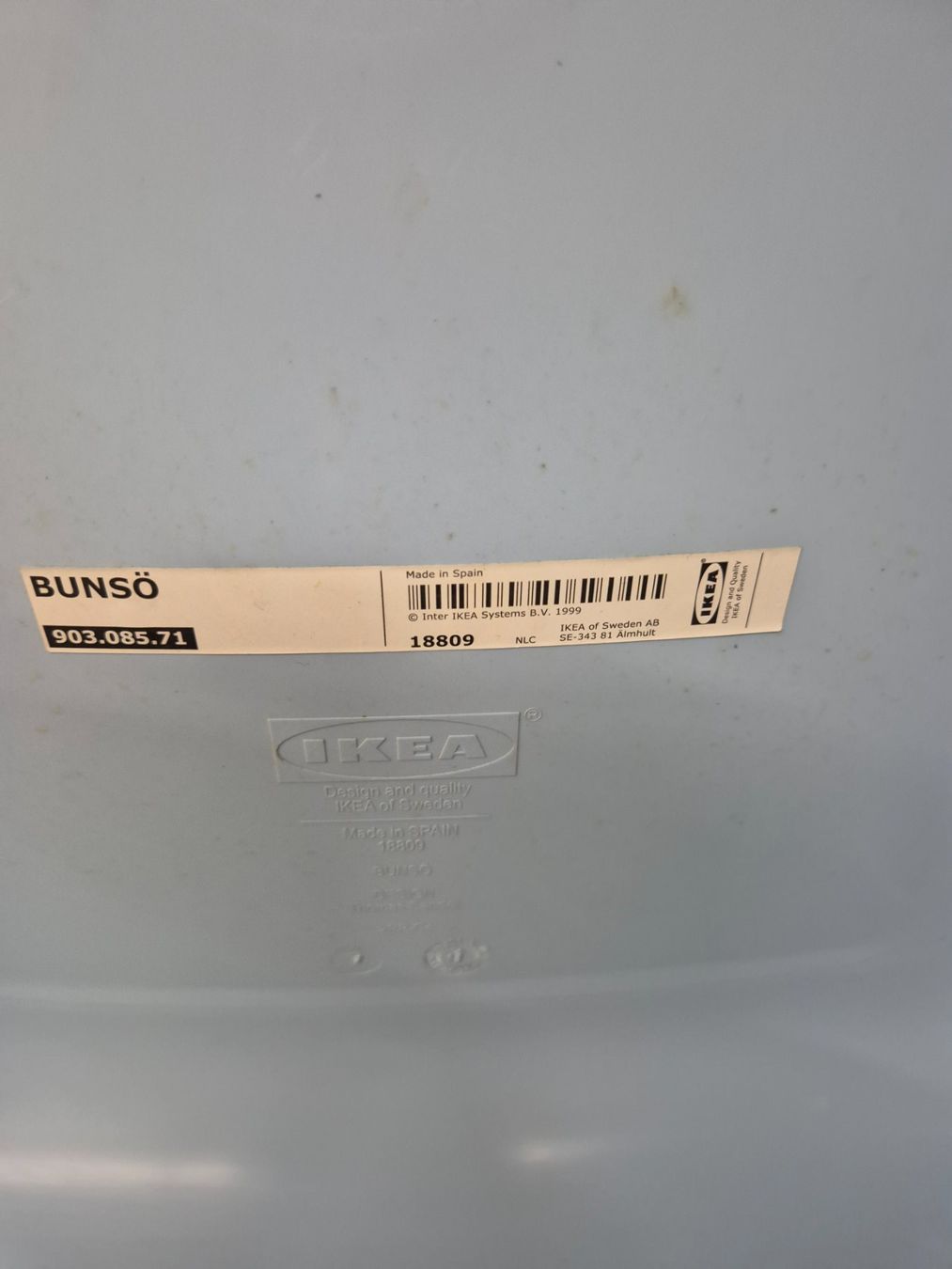Ikea Chaises: 2 IKEA BUNSÖ Kinderstühel hellblau – D'occasion à Dietikon par grafad 2
