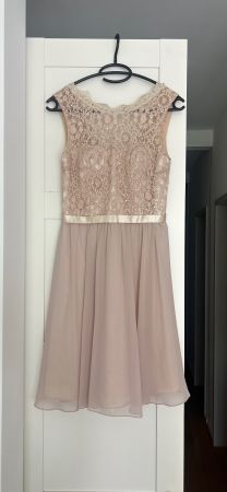 Kleid beige/rosé Gr. 34