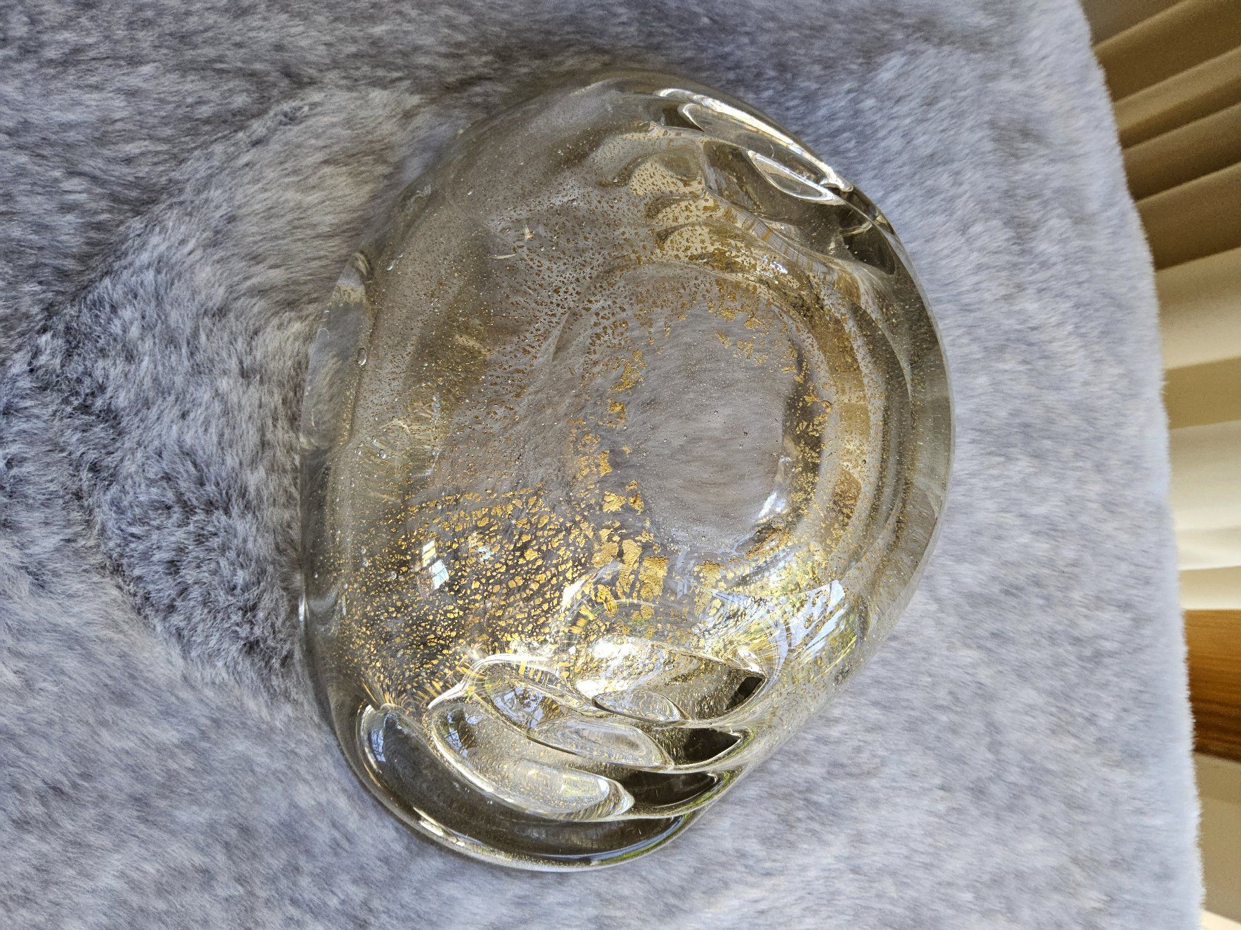 Murano Ciotole: Handmade MURANO Schale mit Blattgold Einschlüssen – Usato da Zürich venduto da SciTec 9