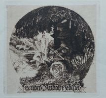 Exlibris Alfred Soder - Original Radierung 1919