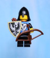 LEGO Minifigur Castle - Black Falcon - Black Legs, Black Nec
