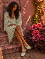Brako Ballerinas Spangenschuhe Spangenpumps light-mint