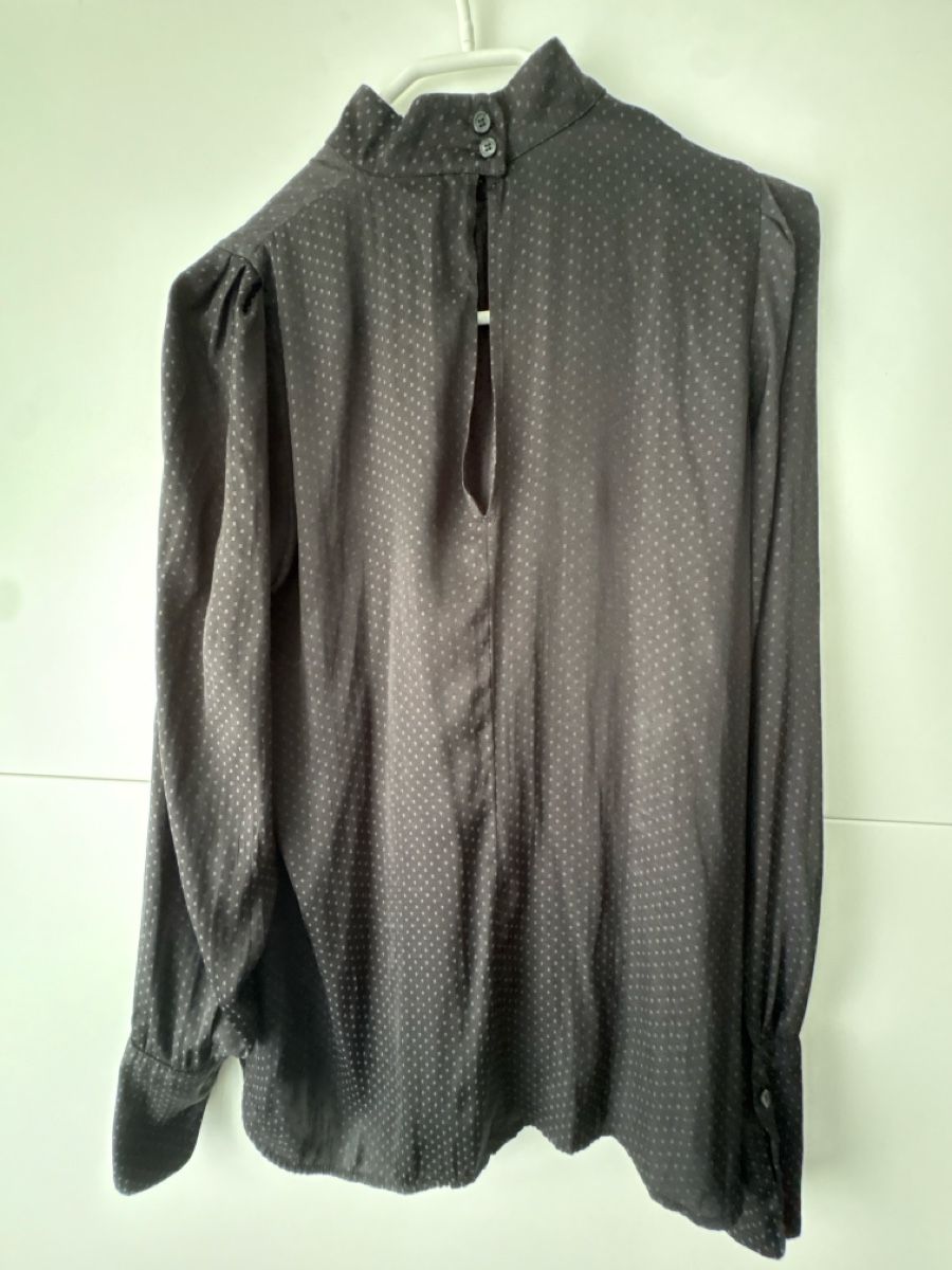 H&M Camicette: Camicia elegante nera a pois, maniche lunghe – Usato da Camorino venduto da laisi83 1