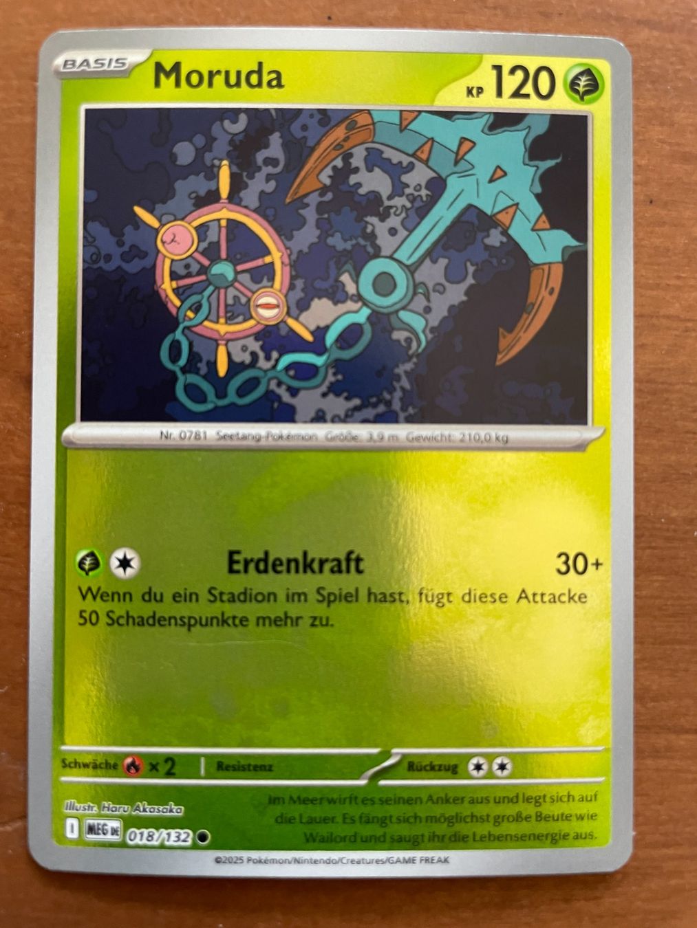 Pokémon Carte collezionabili: Pokemon Moruda Reverse (Versand gratis) – Nuovo (secondo la descrizione) da Chur venduto da Angerson