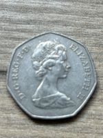 50 Pence Muenze von 1973 - Selten und Sammlerwuerdig! (55)