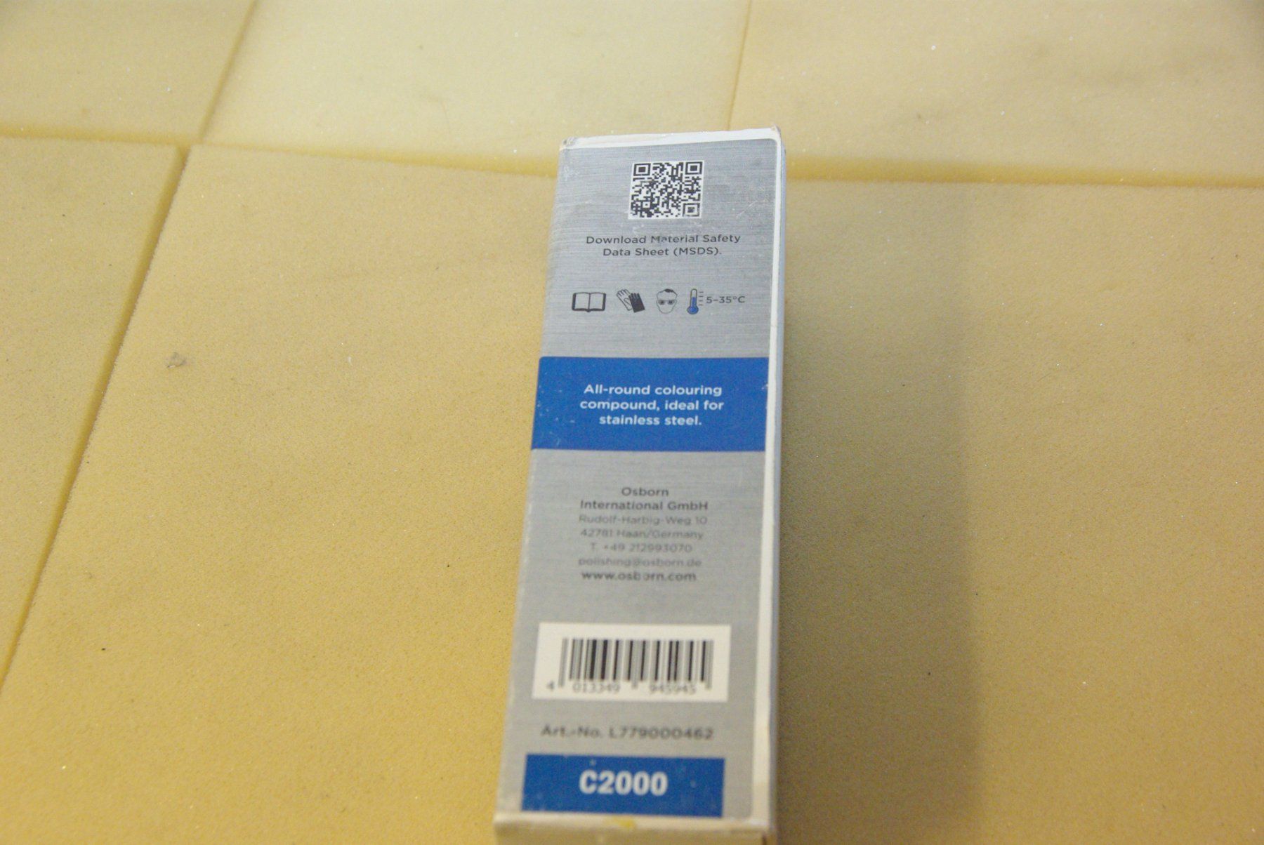 Prodotti per la cura: Polierpaste blau 1kg. von osborn Classic – Nuovo (secondo la descrizione) da Herisau venduto da Cevianer1844 2