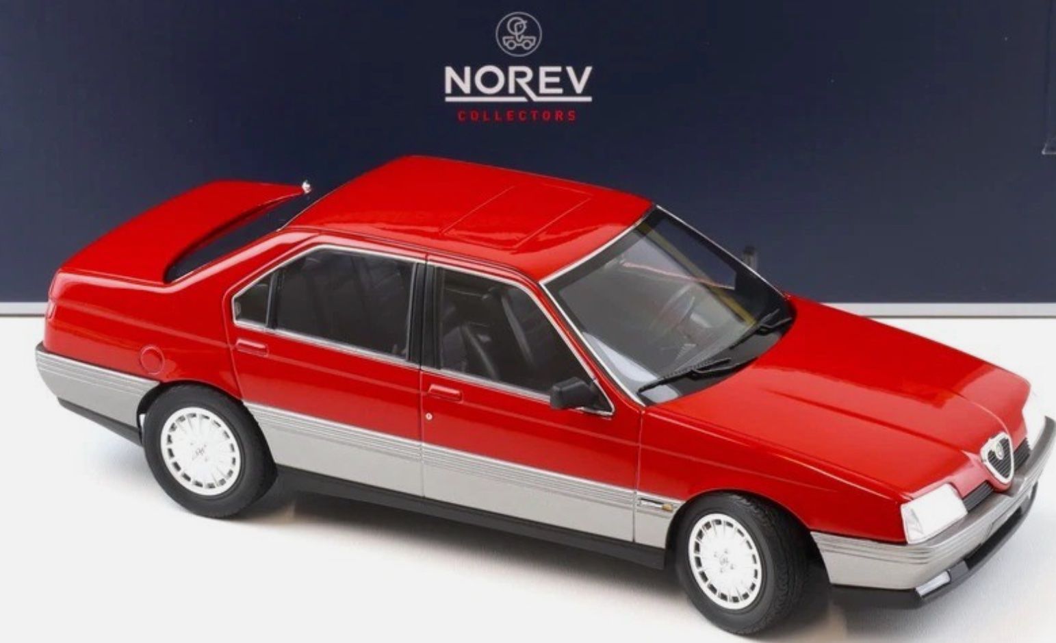 Alfa Romeo Modellautos: Alfa Romeo 164 rot Norev 1:18 – Gebraucht aus Luzern von aa43modelcars-Luzern 3
