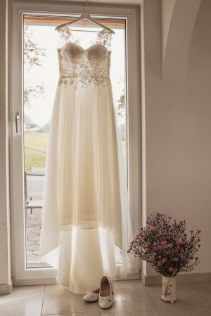 wunderschönes Brautkleid, Grösse 36