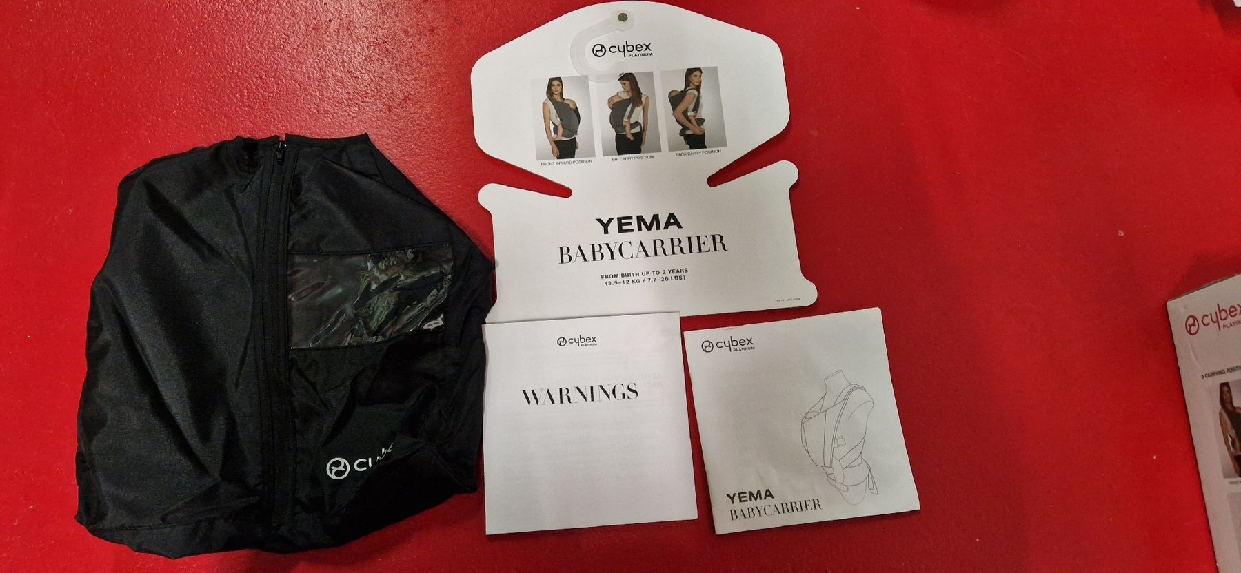 Cybex Bauch- & Rückentragen: Cybex Yema.tie Babytrage – Neu (gemäss Beschreibung) aus Metzerlen von chimeira86 1