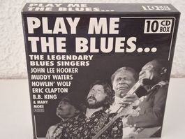 10 CD Box Play Me The Blues ( Top Zustand )