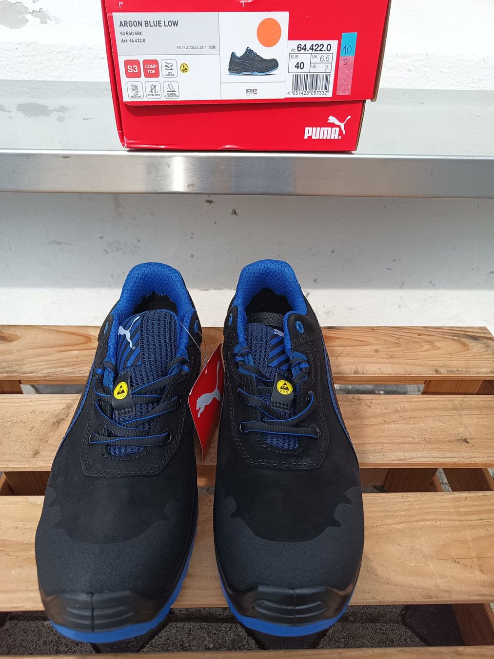 Puma Herrenschuhe: Puma Sicherheitsschuhe S3 40 – Neu und originalverpackt aus Oberegg von A-Z.Handel.Loehrer 5