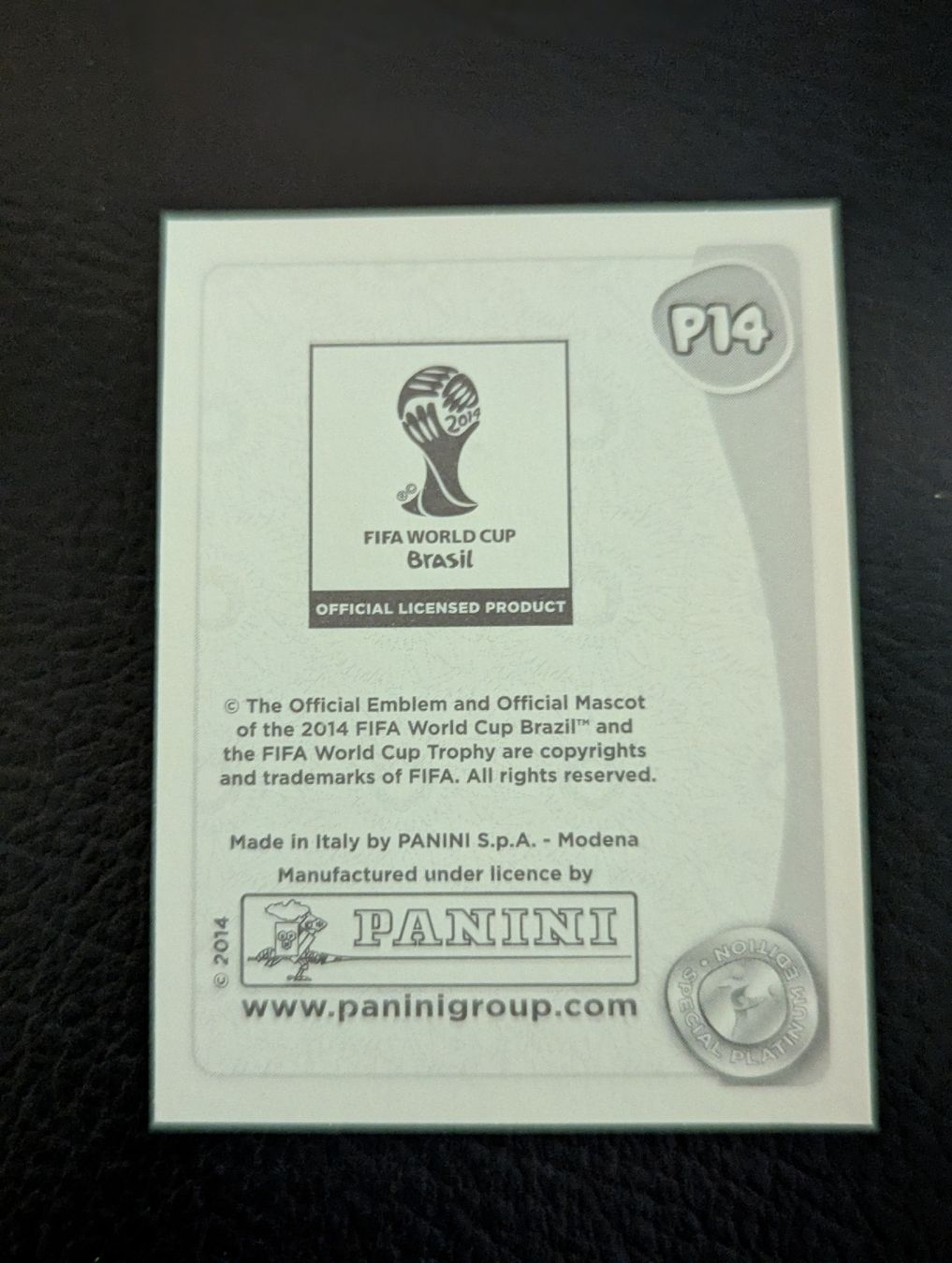 Panini Carte collezionabili: Neymar Jr. Panini WM 2014 Sticker P14  – Nuovo (secondo la descrizione) da Oberweningen venduto da jul_sg58 1