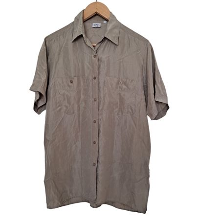 Bluse 100% Seide Gr. 38