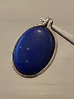 Vintage Schmuckanhänger mit Lapislazuli – 925 Sterlingsilber