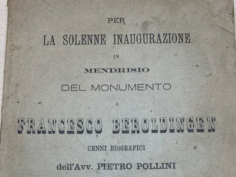 Livres: Ticino - Mendrisio - 1886 – D'occasion à Sorengo par 74in 1
