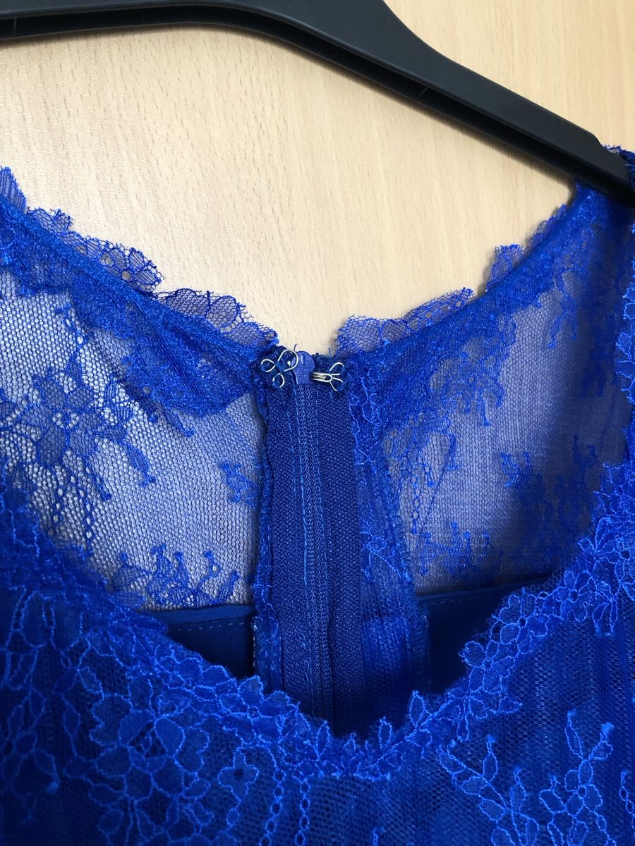 Kleider: Abendkleid blau Gr. 40 – Neu (gemäss Beschreibung) aus Basel von MrsMiri 7