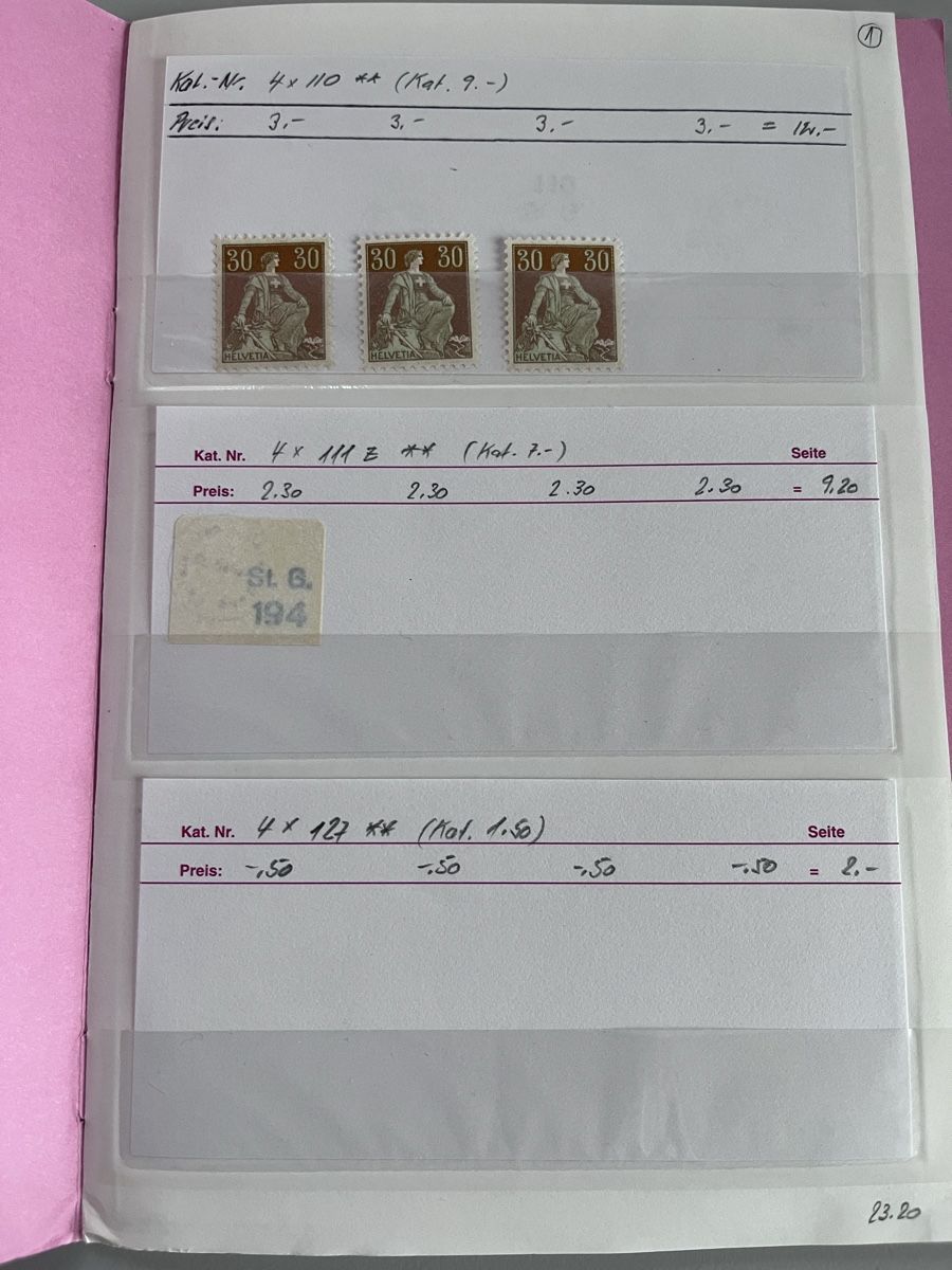 Tutti i francobolli: Briefmarken Auswahlheft Freimarken – Usato da Römerswil LU venduto da manuscha_ 1