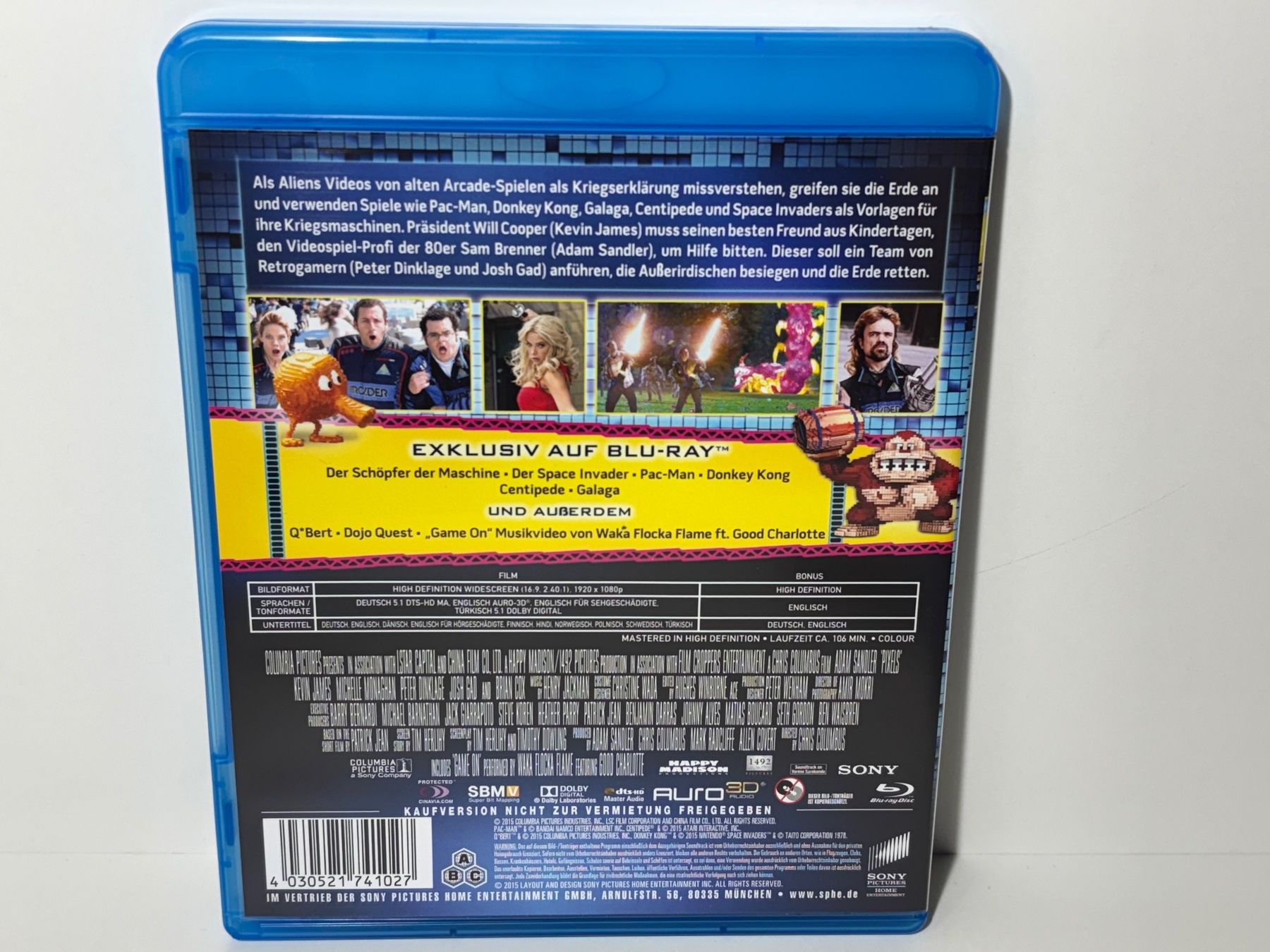 Alle DVDs: Pixels Blu Ray – Gebraucht aus Wilderswil von Sstriker 3