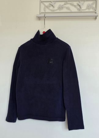 Rollkragenshirt Lacoste dunkelblau Gr. 140
