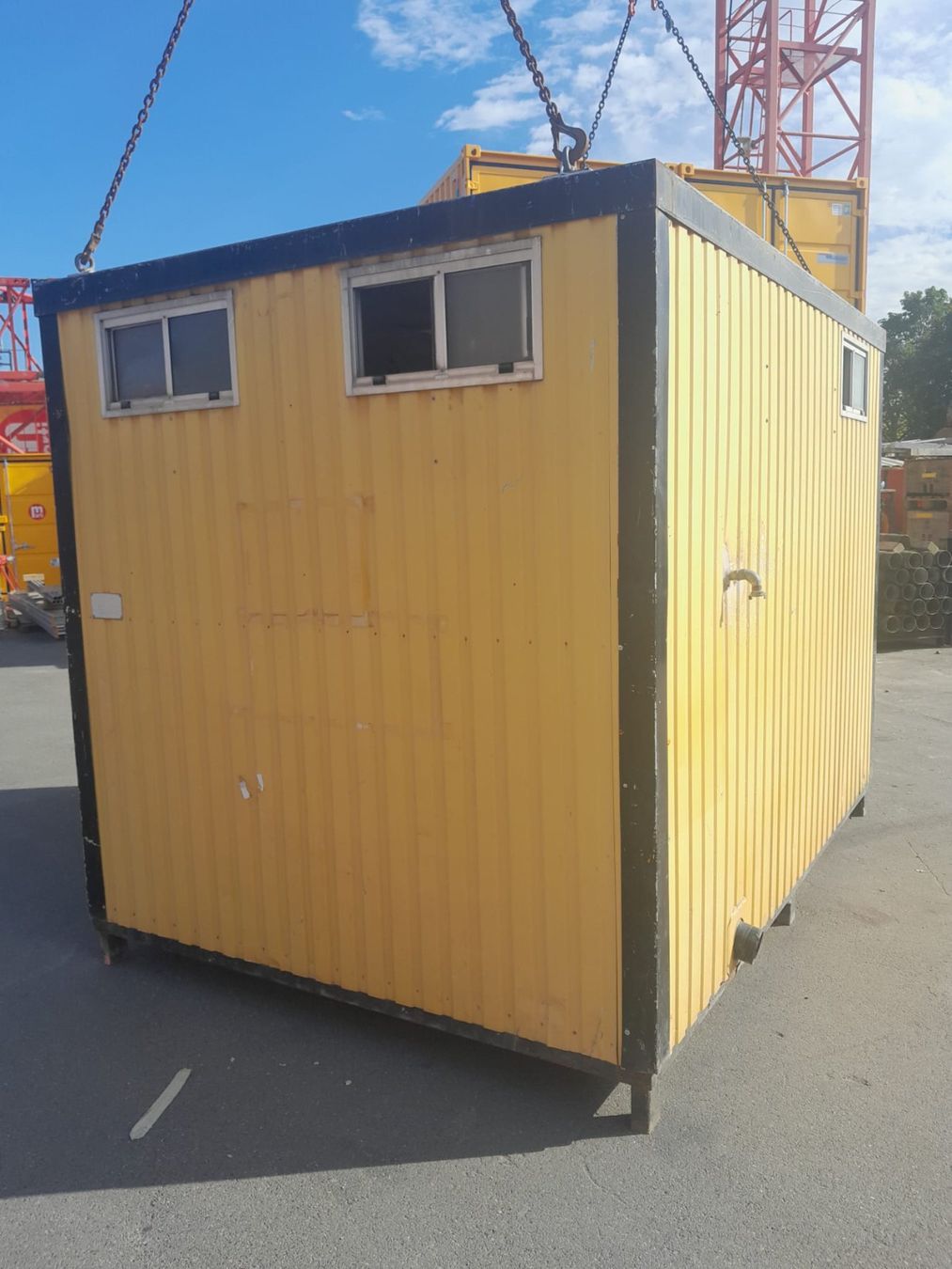 Contenitori edile: WC Container 2.20 x 3.00m – Usato da Regensdorf venduto da MAGZH