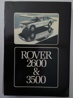 Rover 2600 & 3500 SD1 Prospekt prestige brochure dt-CH 1979