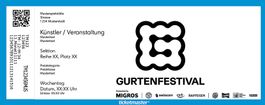 1x 4-Tagespass Gurtenfestival 2026