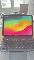 iPad 10, 256Go bleu avec clavier Logitech et étuis