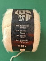 1x Lana Grossa Belfilo Wolle Fb. 009 50g - ca. 140 Meter
