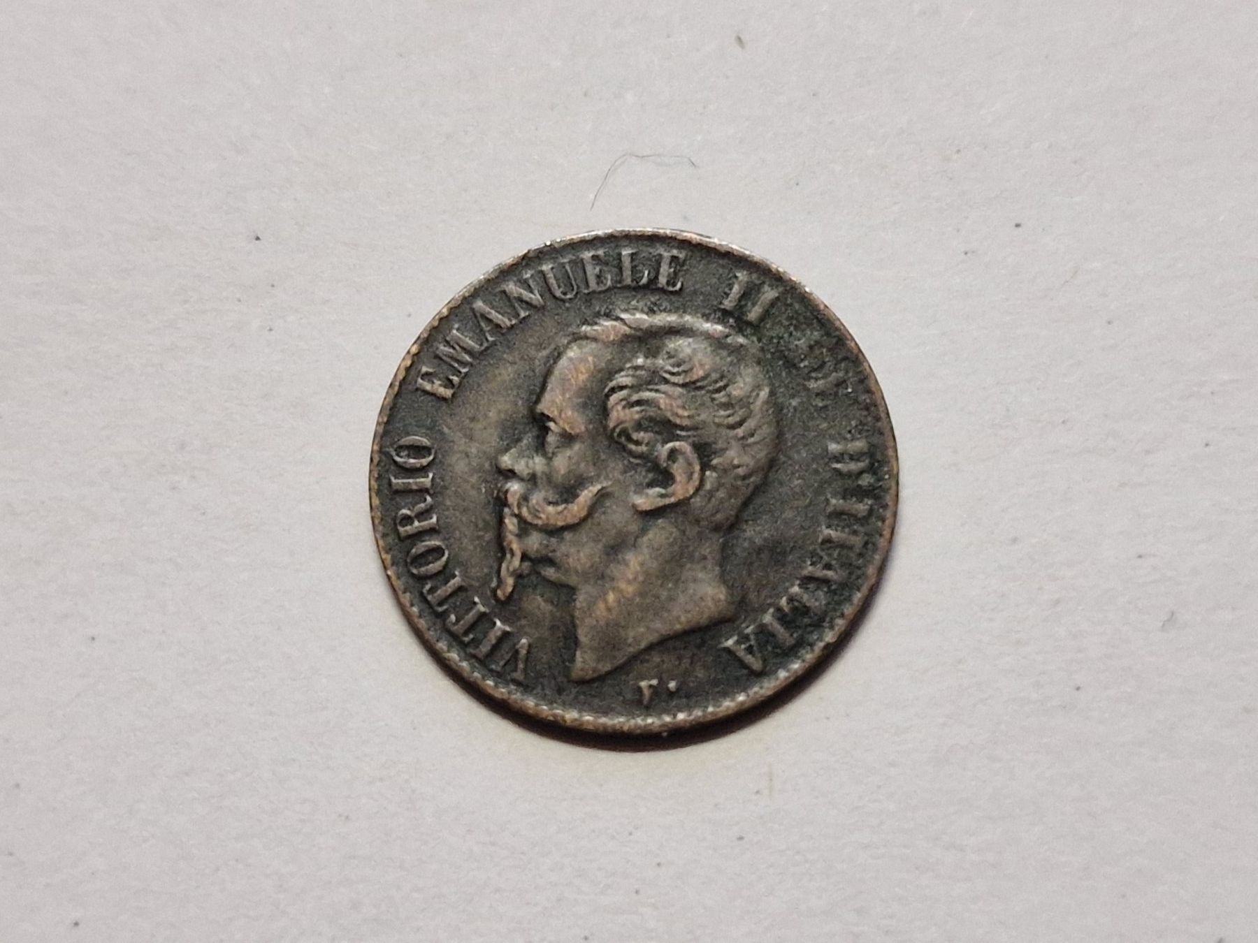 Alle Münzen: Italien 1- Centesimo 1867. – Gebraucht aus Zürich von Moreira01