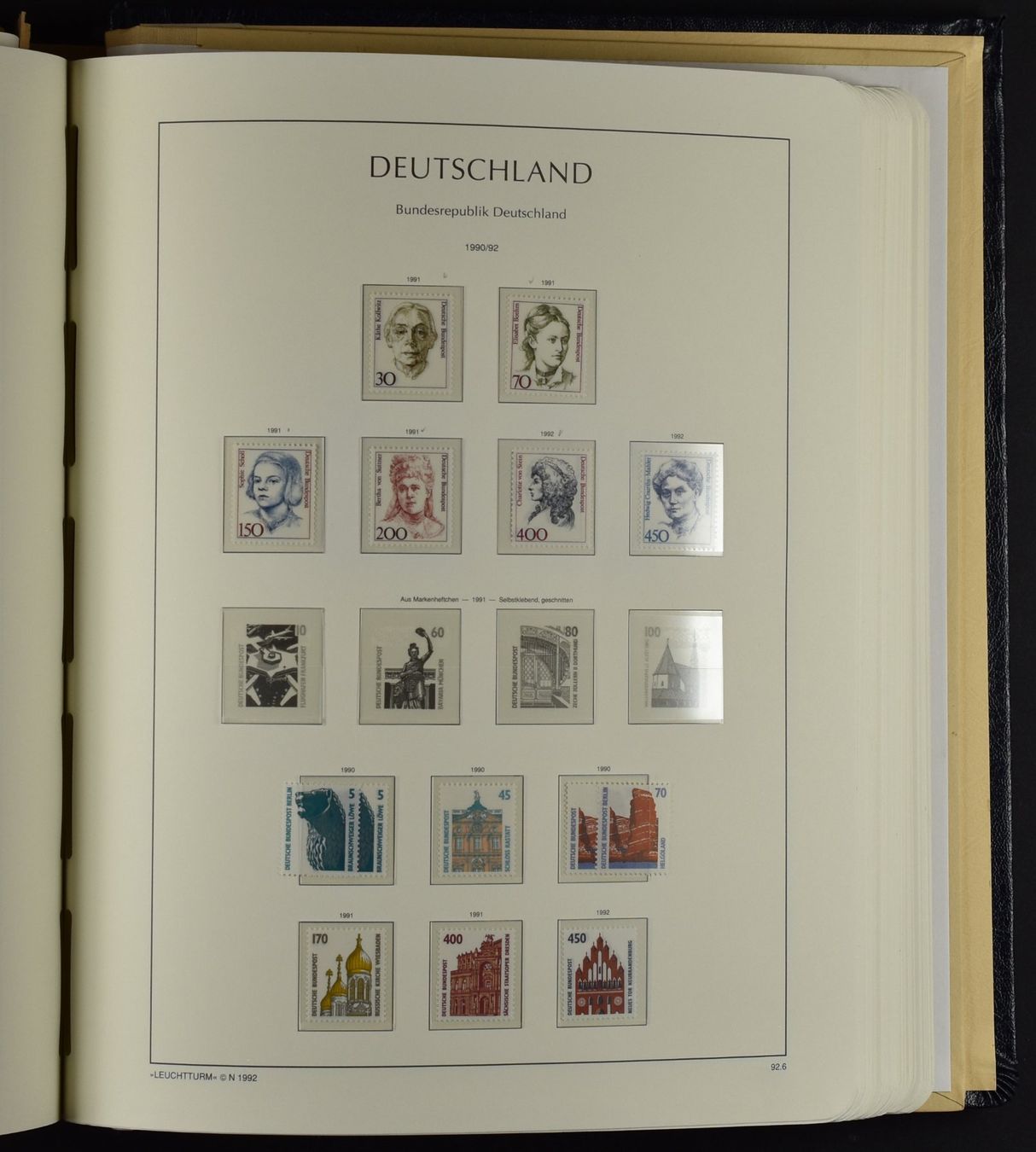 Alle Briefmarken: SAMMLUNG BUNDESREPUBLIK ca. 1981-98 KOMPLETT, POSTFRISCH! – Gebraucht aus Wetzikon ZH von Philimpex 1