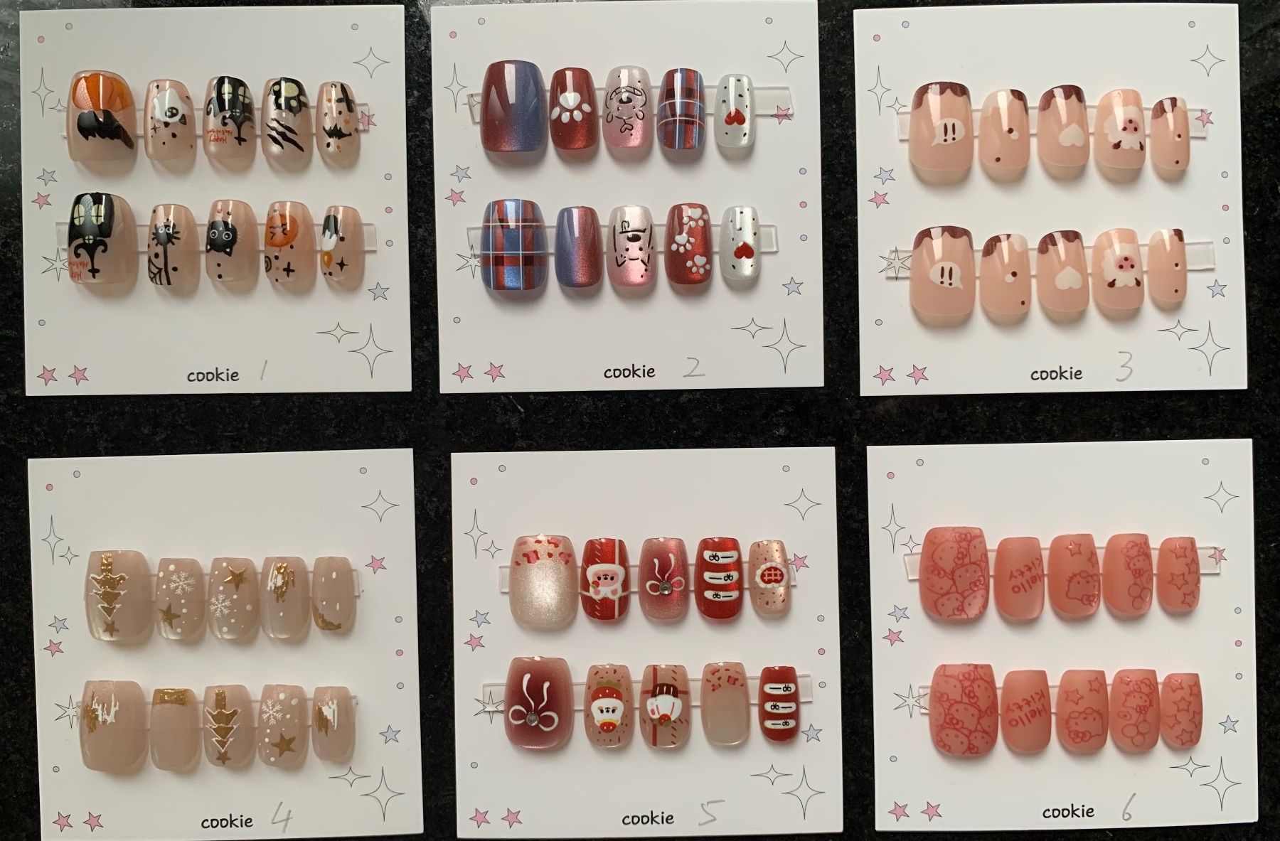 Unghie finte: Press-on nail  - New - short square - size M – Nuovo (secondo la descrizione) da Basel venduto da lau_982w 1