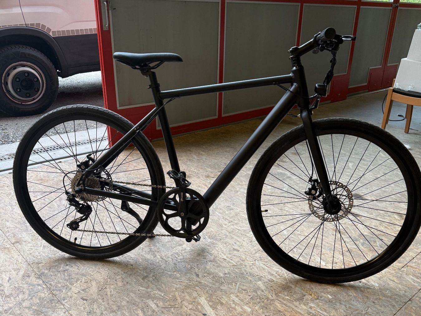 Velos: E-Bike FXH-008 Back2Green Germany – Schwarz Matt- NEU! – Neu und originalverpackt aus Trimmis von Kene_Design_Form 5