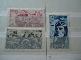 Satz Slovensko um 1942, Militärmotive, *