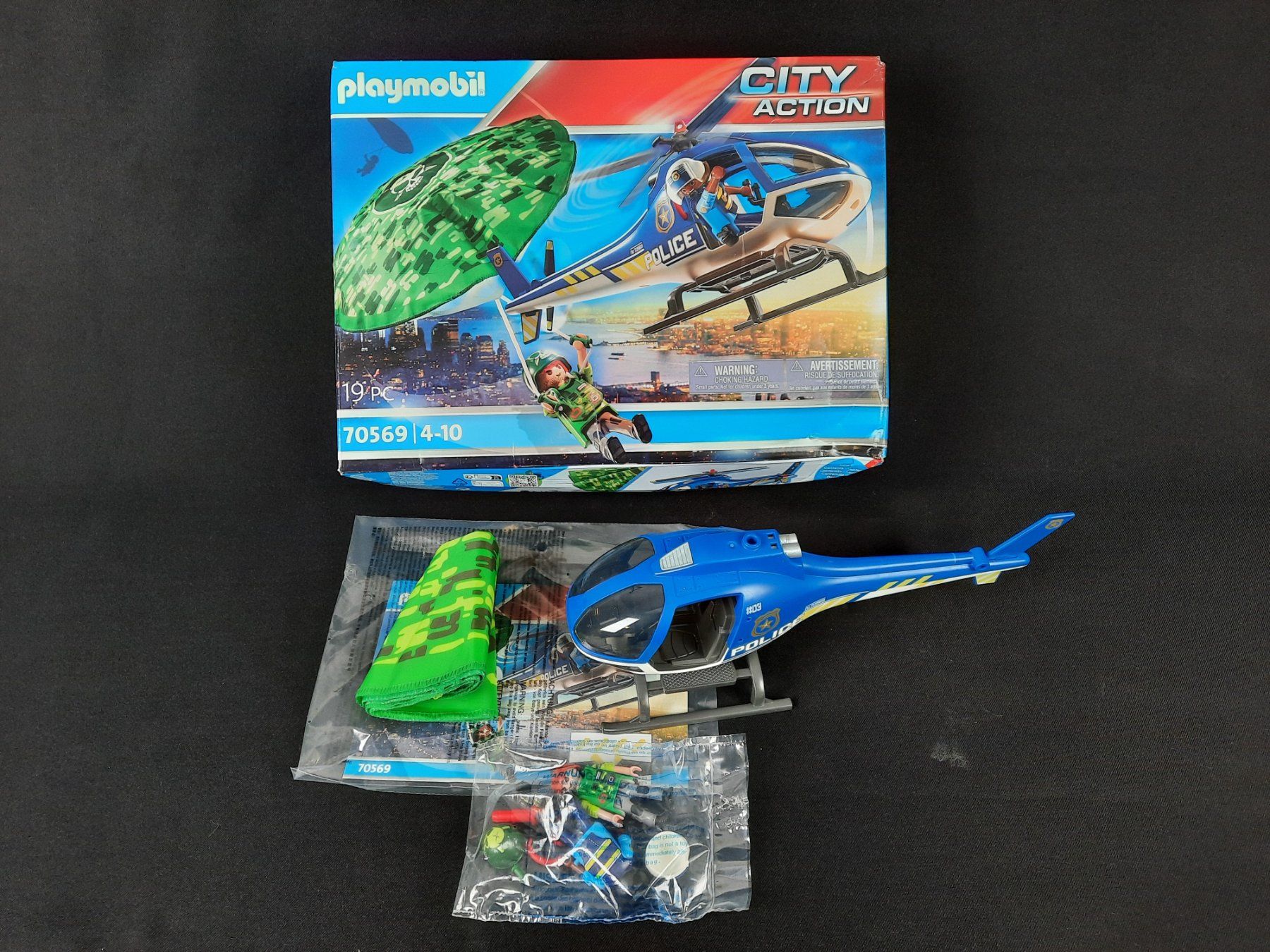 Playmobil Giocattoli: PLAYMOBIL City Action Polizei-Hubschrauber – Nuovo (secondo la descrizione) da Beinwil am See venduto da Restwert_Beinwil