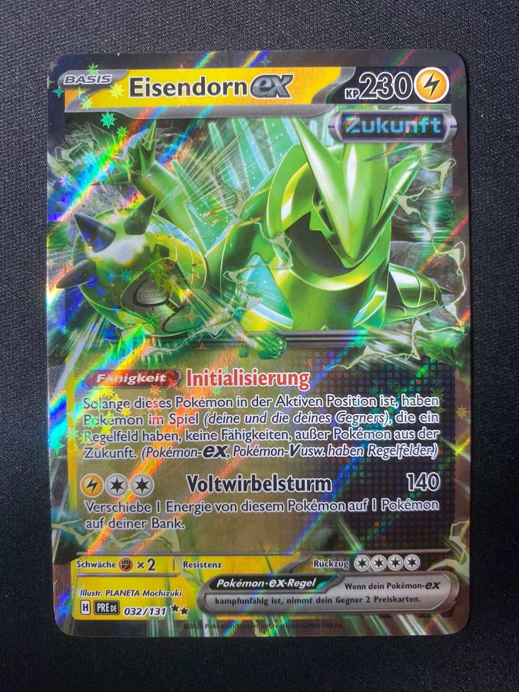 Pokémon Carte collezionabili: Eisendorn ex 32 - Iron Thorns ex - Prismatic Evolutions - DE – Nuovo (secondo la descrizione) da Hausen AG venduto da Shrade