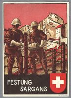 MILITARIA, II WK, FESTUNG SARGANS, 0, SIGN. KLAUSER