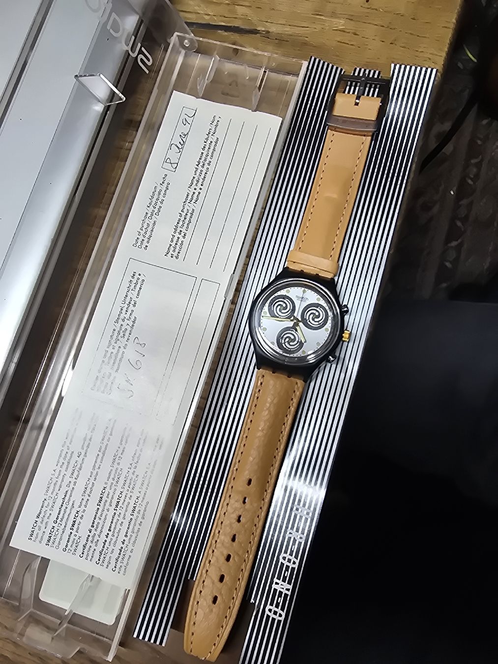 Swatch Orologi: Swatch Chronograph SR618 OVP seit 1992!  – Nuovo e nell'imballaggio originale da Rorschach venduto da TimelessTrading