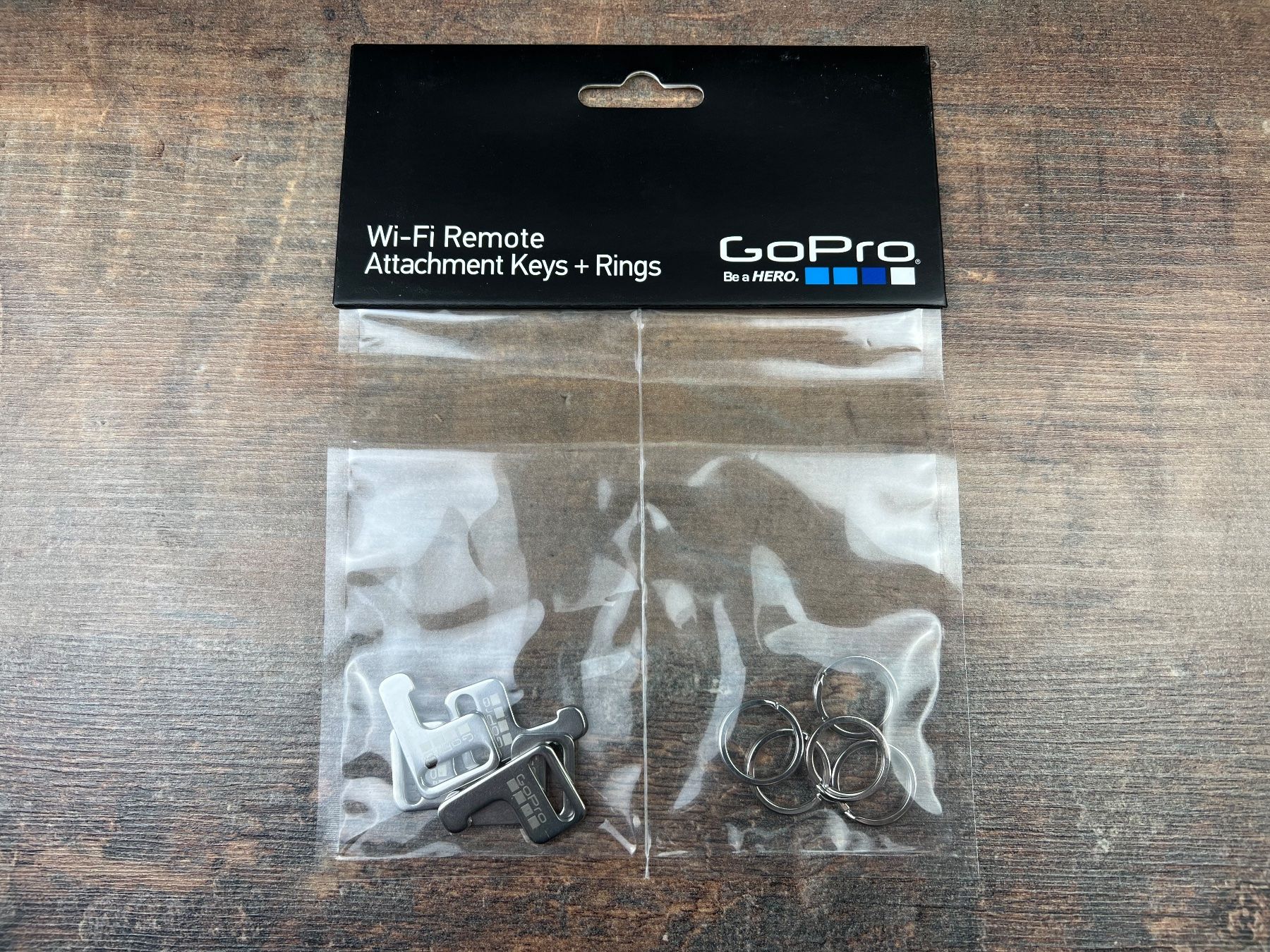 Gopro Action Cam: Go Pro Wi-Fi Remote Attachment Keys + Rings – Nuovo e nell'imballaggio originale da Hallau venduto da R.R.91