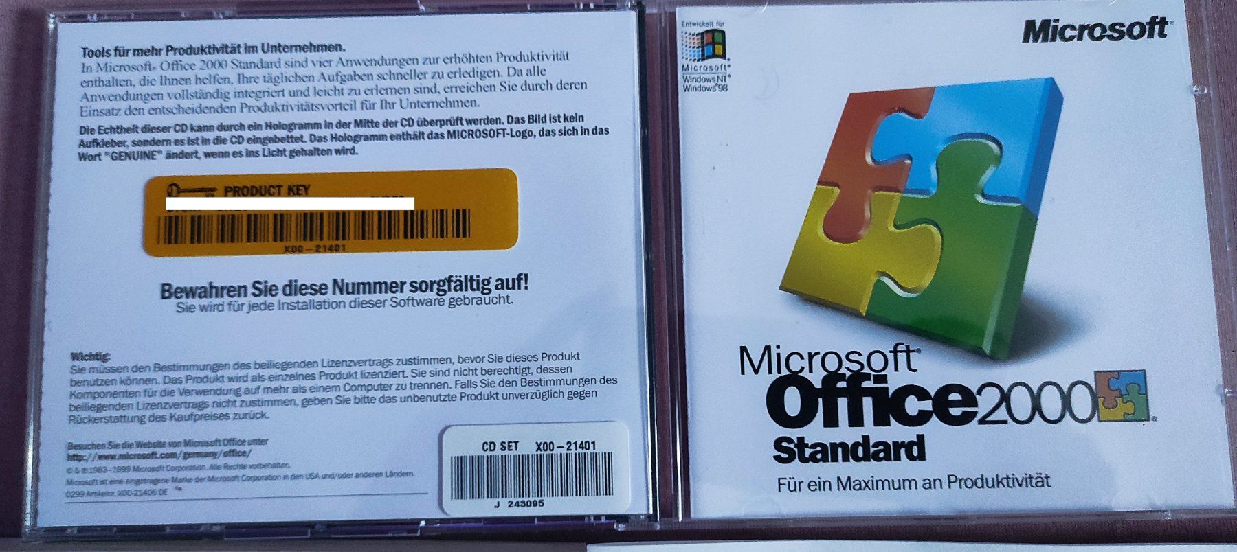Microsoft Applications: Microsoft Office 2000  Standard update – D'occasion à Oetwil am See par bushcrafter 3
