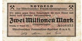 Leipzig 2 Mil.Mark 08.1923 SS++-VZ