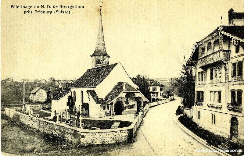 Ansichtskarten: Fribourg - Pèlerinage + ca. 1905 – Gebraucht aus Emmenbrücke von teestube