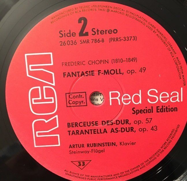 Dischi in vinile: Frédéric Chopin (LP, Artur Rubinstein) – Usato da Grüningen venduto da azulamarillo_vinyl 3
