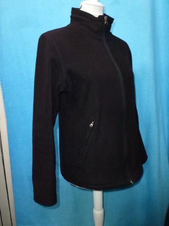 ESP FLEECE JACKE SCHWARZ GR 38 RV NEUWERTIG KUSCHLIG OUTDOOR