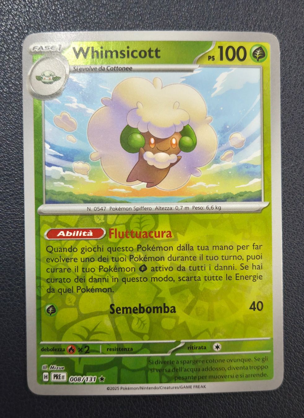 Pokémon Carte collezionabili: Pokemon 008/131 Whimsicott Rara Reverse IT – Usato da Lugano venduto da pan_5zpg