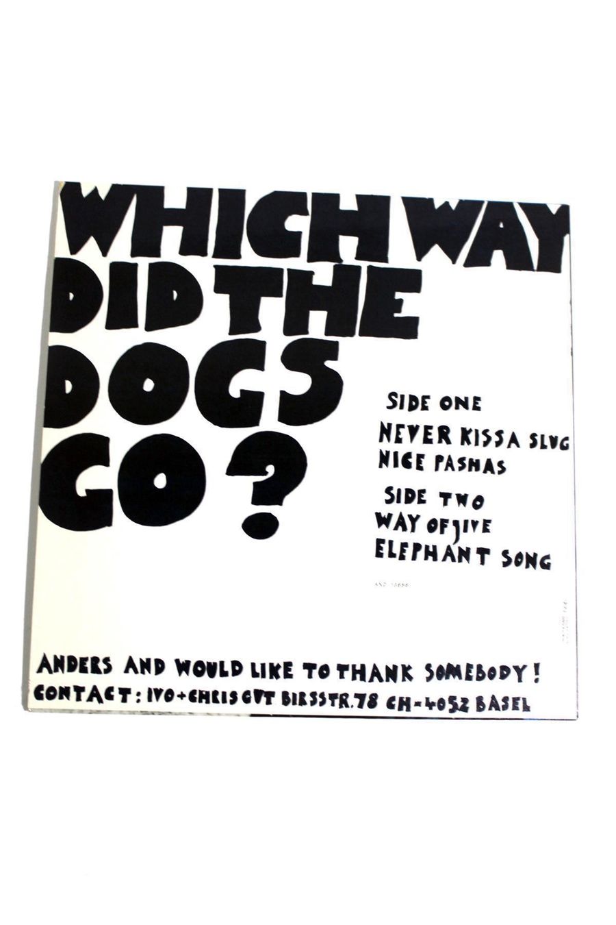 CD: ANDERS AND: Which Way Did The Dogs Go? – Usato da Bern venduto da kultiges 2